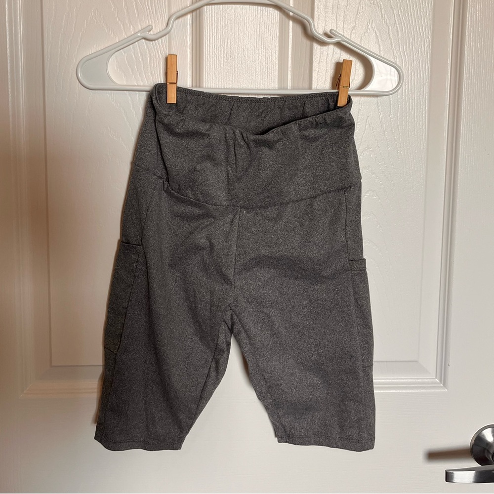 Grey Biker Shorts